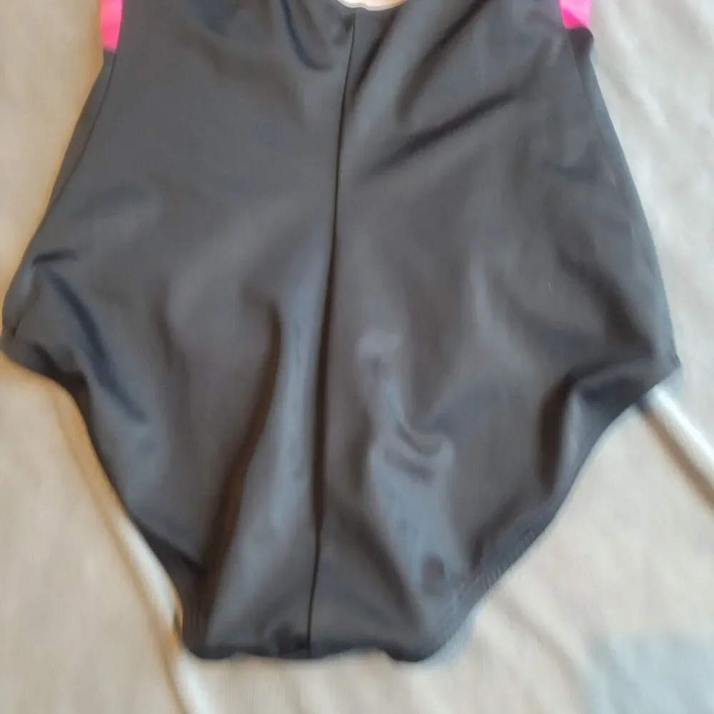 Speedo Swim Womens Size 10 Black Beach One-Piece‎ Powerflex Eco Swimsuit Modesty